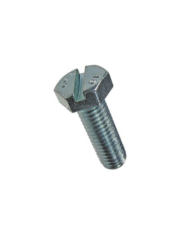 Slotted Hex Head Screw Fully Threaded