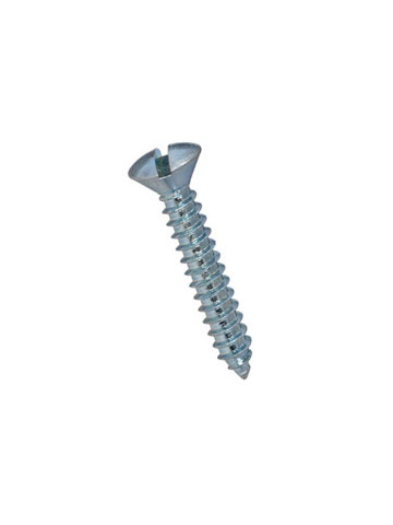 Slotted Oval Countersunk Head Tapping Screws With Cone End Type C